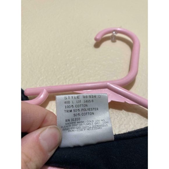 Vintage Amy Too! Black & Teal Collared Button Front Little Girls Dress Size 10 - Picture 4 of 6